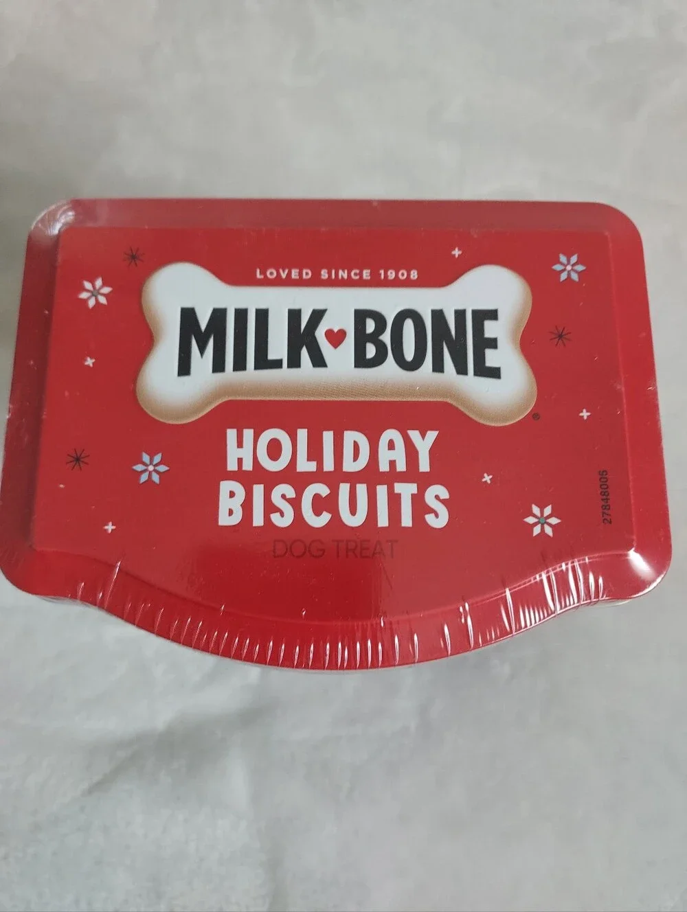 Milk Bones Ltd Edition Festive Holiday Tin Of Small Dog Treats Biscuits 24oz